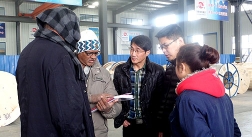 热烈欢迎苏丹共和国客商惠临电伴热带工厂参观